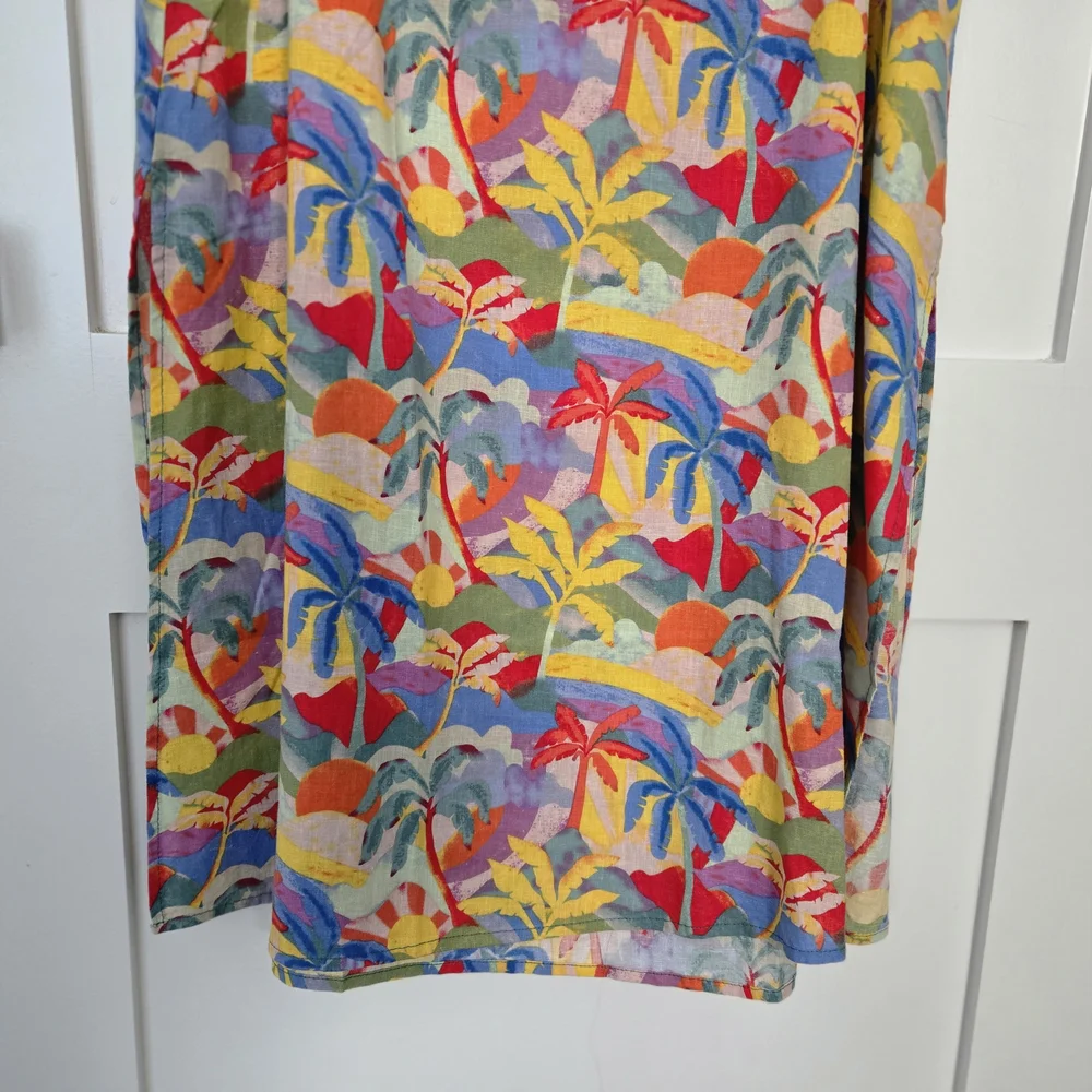 NWT Marine Layer Size 2 Multicolor Tropical Maxi Skirt